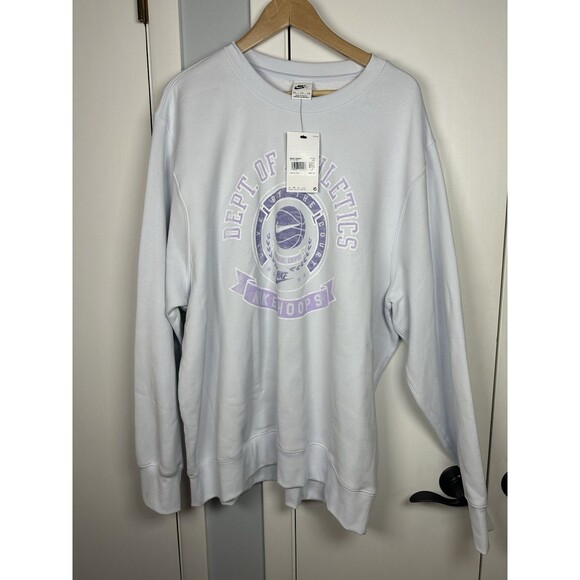 Nike Dept. of Athletics Unisex Sweatshirt ,Size XXL Light Purple/ New with Tags - Picture 1 of 5